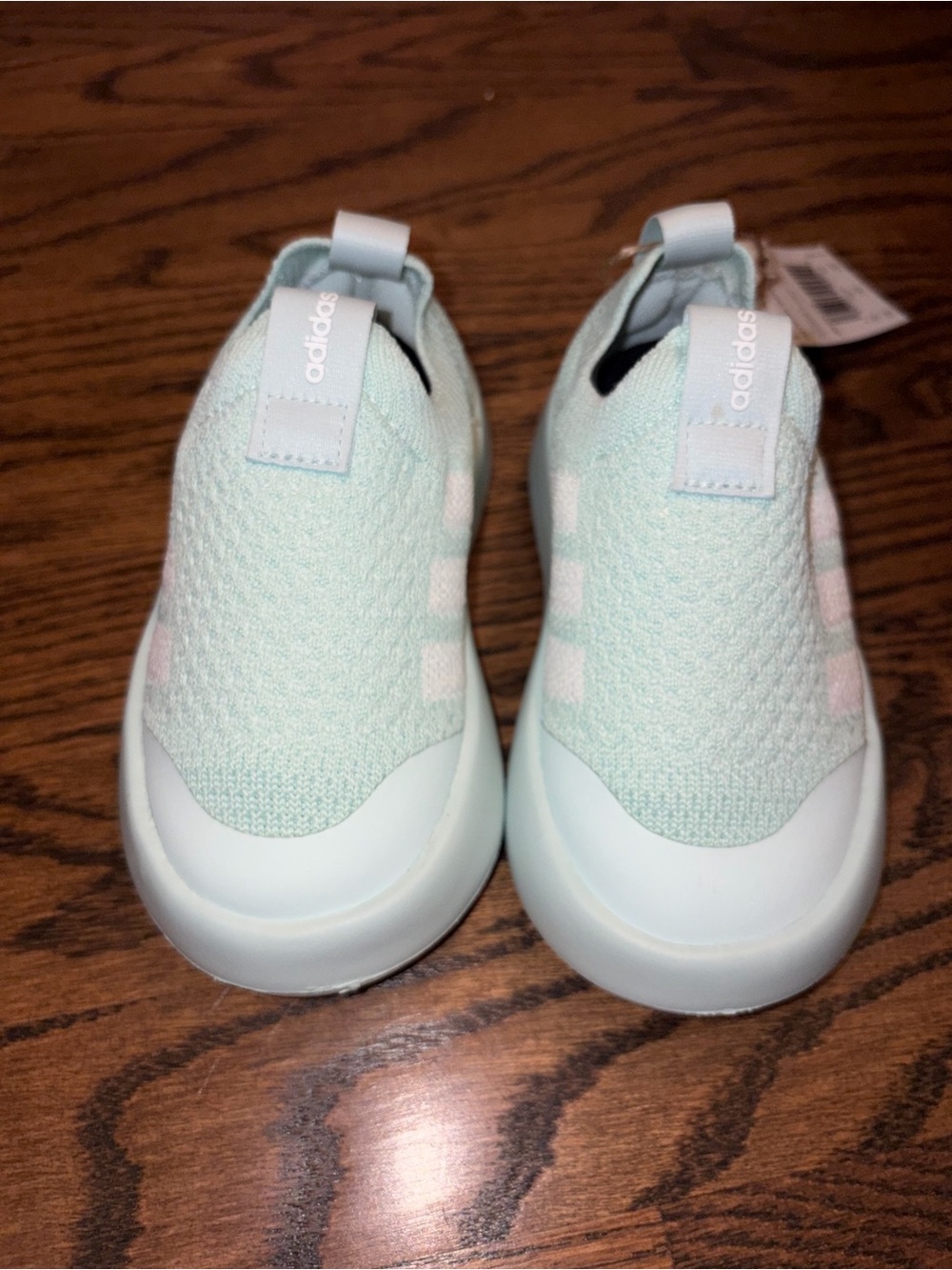 adidas Kids Mint Slip-On Knit Sneakers